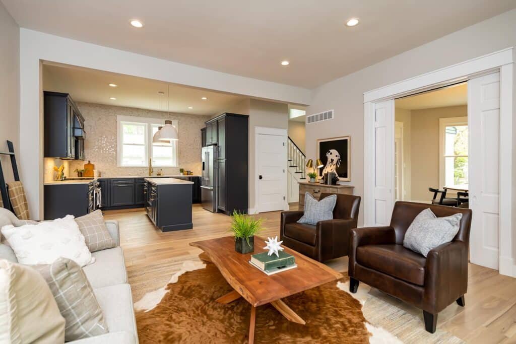 Photograph of a rehab on Oxford Boulevard Avenue in Maplewood, Missouri for PRP Properties.
