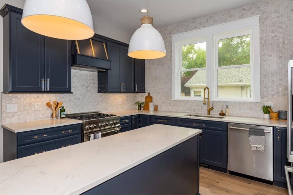Photograph of a rehab on Oxford Boulevard Avenue in Maplewood, Missouri for PRP Properties.